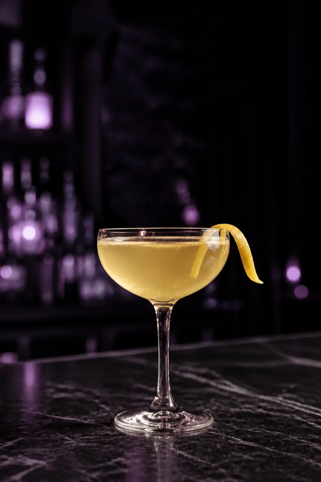 Afterglow gin i citrus koktel u coupe čaši