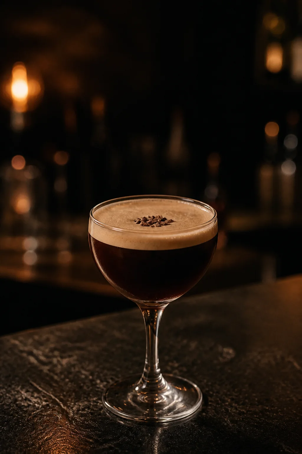Velvet Room tamni rum i coffee koktel